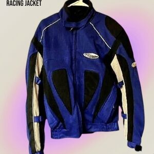 GUC Nitro Men's Fully Padded Vented Motorcycle Riding Jacket, Sz XL